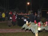 2011. december 11. - A harmadik adventi gyertya meggyújtása a község főterén